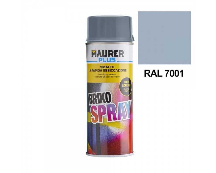 Spray Pintura Gris Plata 400 ml.
