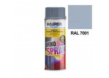 Spray Pintura Gris Plata 400 ml.