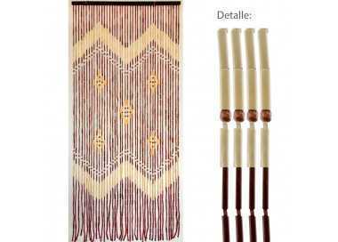 Cortina Puerta 42 Tiras Bambu 90x200 cm.