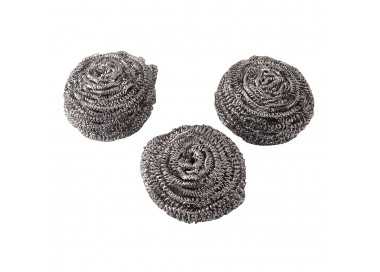Estropajo Metalico de acero Inoxidable (Pack 3 Unidades)