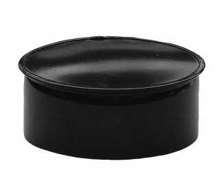 Tapa Tubo Estufa Negro Vitrificada 150 mm.