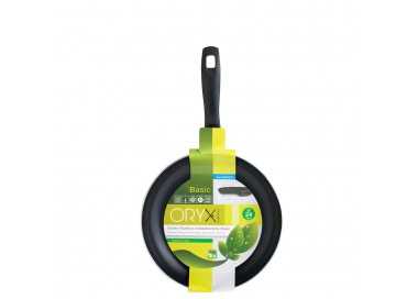 Oryx Sartén Aluminio Antiadherente Basic, Alta Resistencia, Apta Inducción, Libre PFOA, Diámetro 24 cm, Espesor 3 mm.