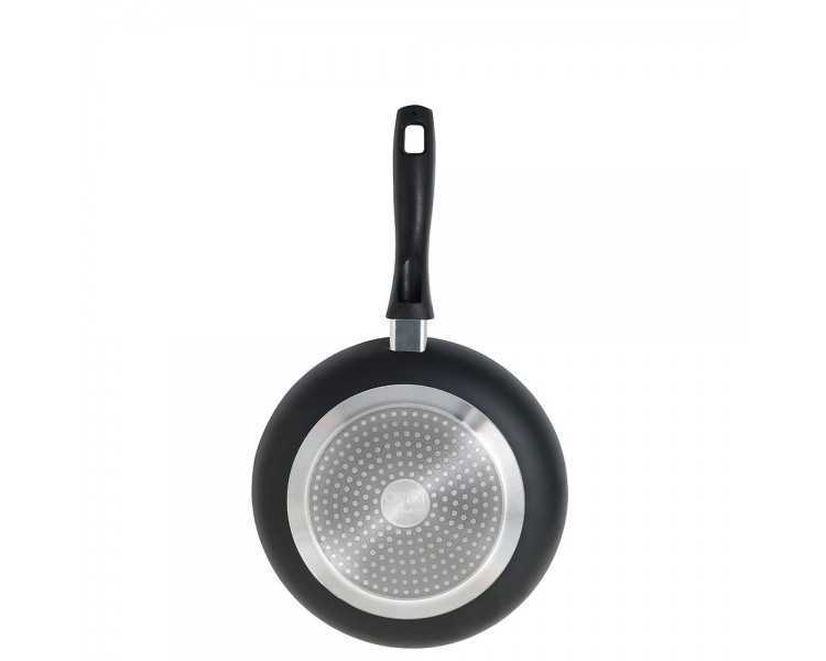 Oryx Sartén Aluminio Antiadherente Basic, Alta Resistencia, Apta Inducción, Libre PFOA, Diámetro 24 cm, Espesor 3 mm.