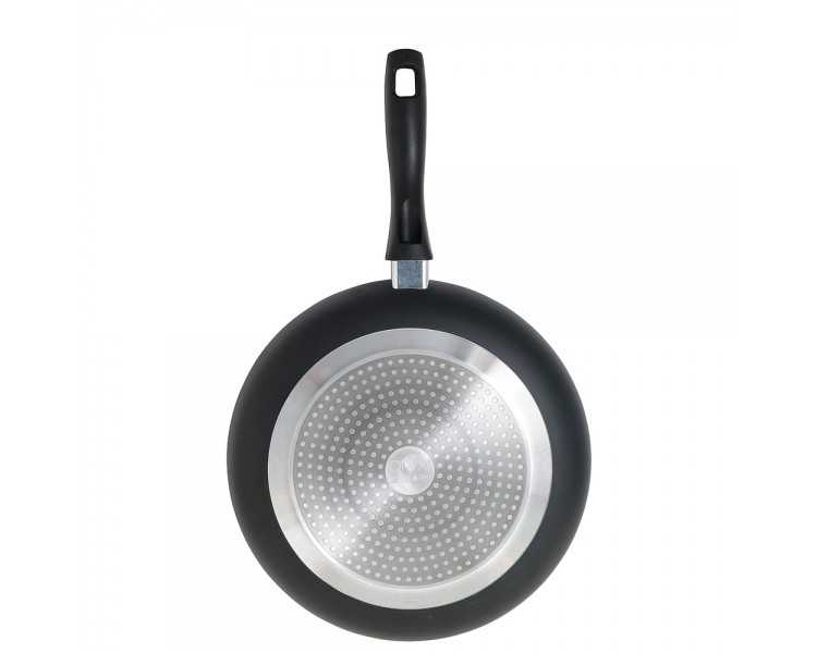 Oryx Sartén Aluminio Antiadherente Basic, Alta Resistencia, Apta Inducción, Libre PFOA, Diámetro 28 cm, Espesor 3 mm.