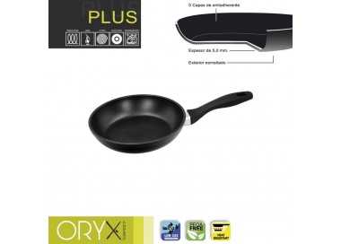 Oryx Sartén Aluminio Antiadherente Plus, Forjada, Apta Inducción, Libre PFOA, Diámetro 20 cm, Espesor 5 mm.