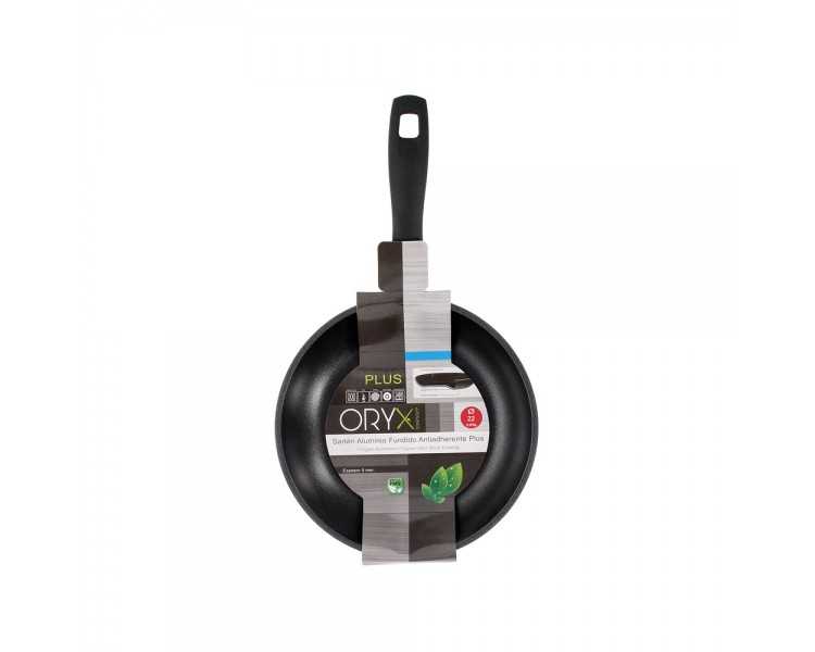 Oryx Sartén Aluminio Antiadherente Plus, Forjada, Apta Inducción, Libre PFOA, Diámetro 22 cm, Espesor 5 mm.