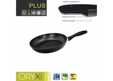 Oryx Sartén Aluminio Antiadherente Plus, Forjada, Apta Inducción, Libre PFOA, Diámetro 24 cm, Espesor 5 mm.