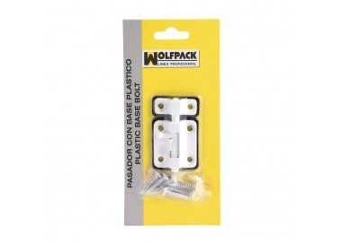 Pasador Wolfpack Base Plástisco. 35mm Blanco