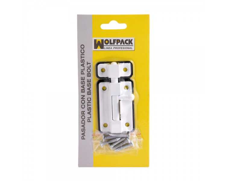 Pasador Wolfpack Base Plástico 50mm Blanco