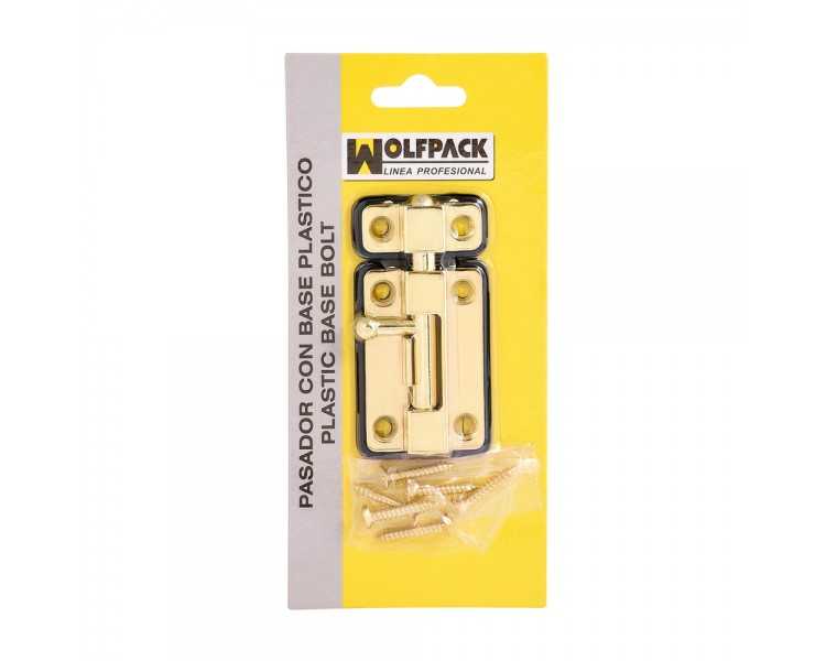 Pasador Wolfpack Base Plastico 50 mm. Latonado