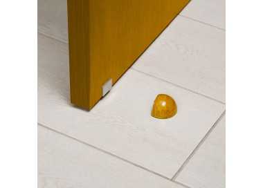 Tope Puerta Adhesivo con Imán Retenedor Color Madera