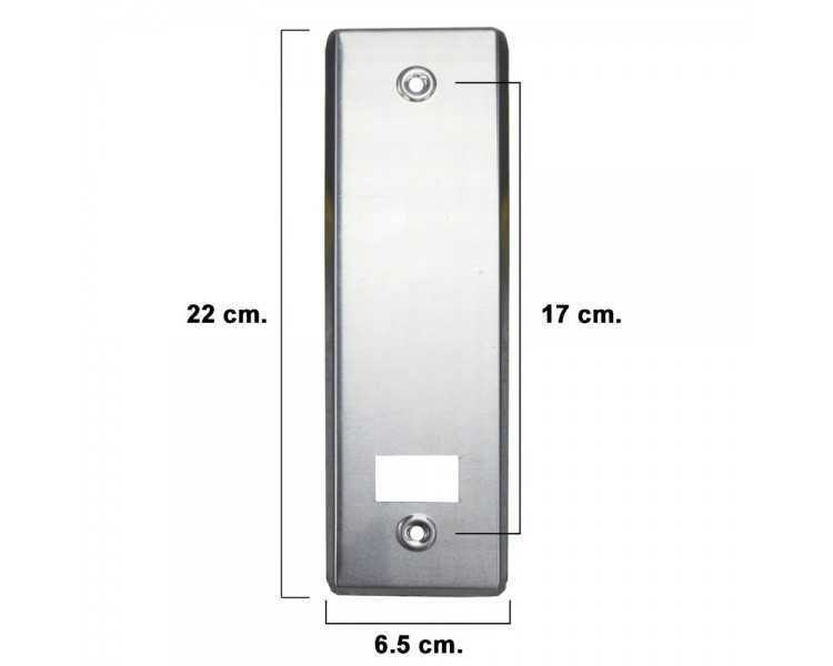 Placa Aluminio Para Recogedor Persiana