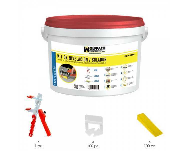 Kit Nivelador Solador (Pistola, calzos y cuñas)
