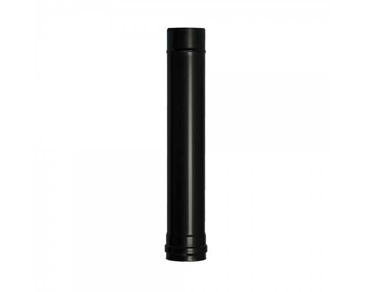 Wolfpack Tubo de Estufa Pellet Acero Vitrificado Negro Ø 80 mm. Longitud 50 cm. Estufas de Leña, Chimenea, Alta resistencia,