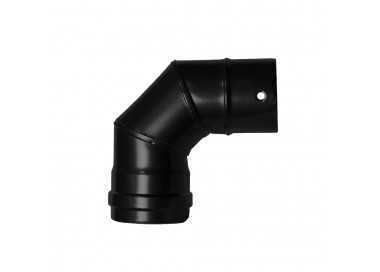Codo Estufa Pellet Vitrificado Ø80 mm 90°