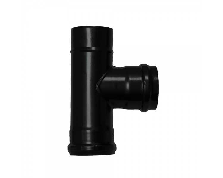 Te Estufa Pellet Vitrificada Ø80 mm  90°