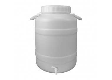 Bidon Garrafa Plastico Alimentario Con Grifo y Boca Ancha 30 Lt.