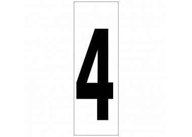 Numero Adhesivo 46x140 mm.   Nº 4