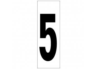 Numero Adhesivo 46x140 mm.   Nº 5