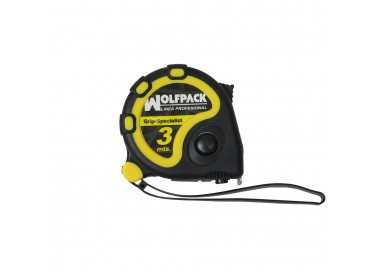 Flexometro 3 Metros Con Freno Wolfpack Grip Special