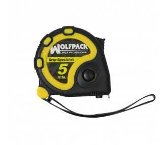 Flexometro 5 Metros Con Freno Wolfpack Grip Special