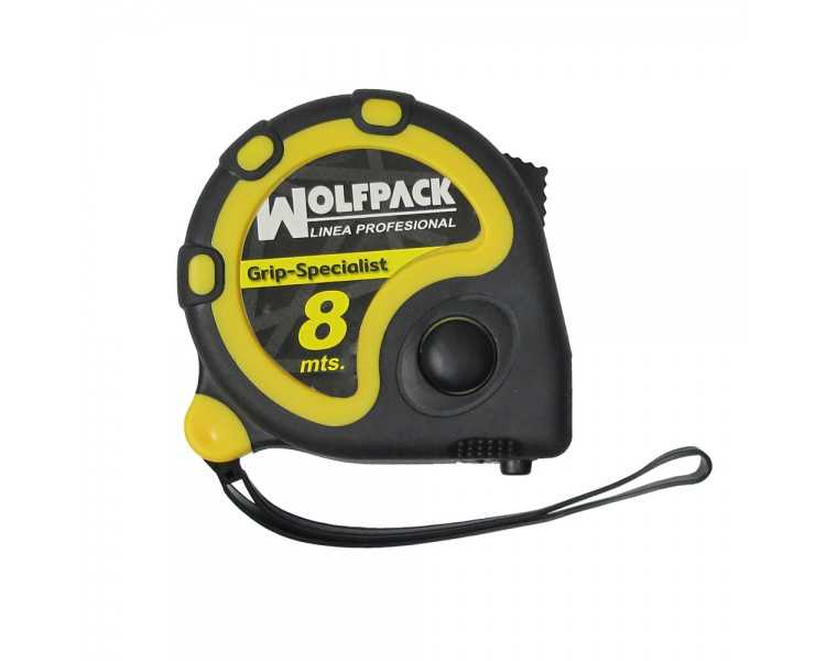 Flexometro 8 Metros Con Freno Wolfpack Grip Special