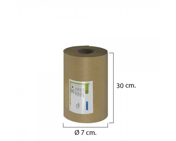 Papel Kraft 45 / 50 Gramos Rollo 30 cm. x 45 Metros