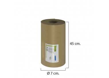 Papel Kraft 45 / 50 Gramos Rollo 45 cm. x 45 Metros