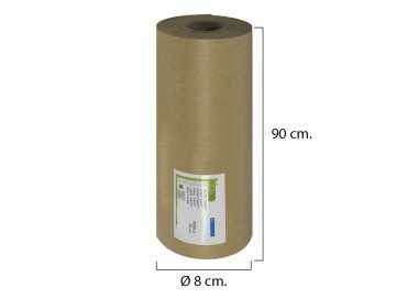 Papel Kraft 45 / 50 Gramos Rollo 90 cm. x 45 Metros