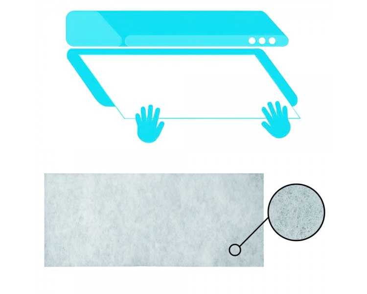 Filtro Campana Extractora 45x95 cm. 150 grm/m2
