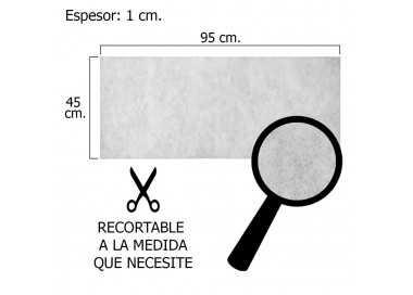 Filtro Campana Extractora 45x95 cm. 150 grm/m2