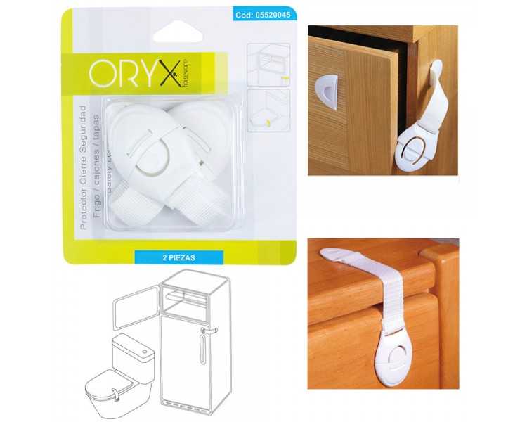 Protector Cierre Seguridad Frigorífico / Cajon (Bister 2 Piezas)