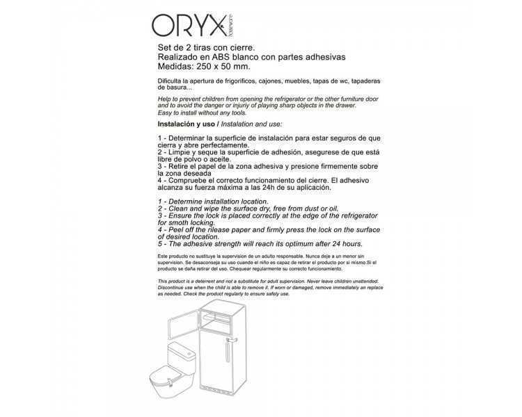 Protector Cierre Seguridad Frigorífico / Cajon (Bister 2 Piezas)