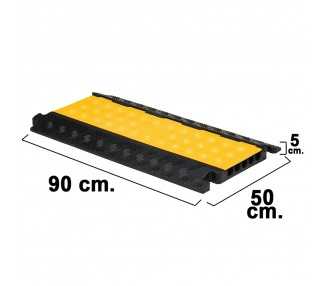 Pasacables Para Suelo 5 Canales 90x50x5 cm.