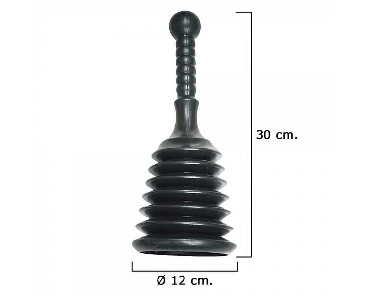 Desatascador Goma Fuelle         Ø 12 cm. /  Alto 30 cm.