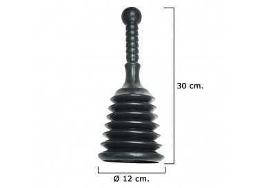 Desatascador Goma Fuelle         Ø 12 cm. /  Alto 30 cm.