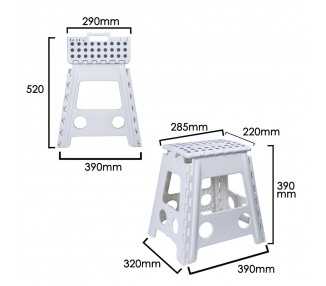 Taburete Plegable 29x22x39 cm.