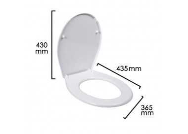 Tapa Wc  Blanco Basic