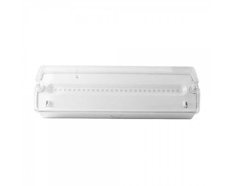Lampara De Emergencia Led Ip65 1,8 W. Luz Fria(6500º K) 110 Lumenes