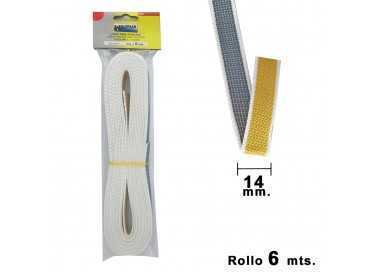 Cinta Persiana Wolfpack Bicolor 14 mm. Rollo 6 metros