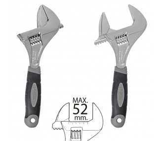 Llave Ajustable Gran Apertura 52 mm. medida 10"