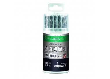 Estuche Brocas Alpen Hss Sprint Master  19 Piezas