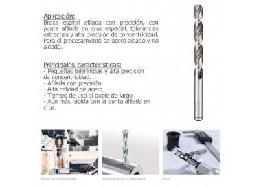 Broca Alpen Hss Pro   5,00 mm.