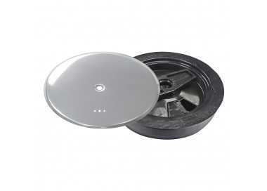 Tapa Bote Sifonico Pvc T 89 A Ø 110 mm. Con Aireador, Colo Inox.