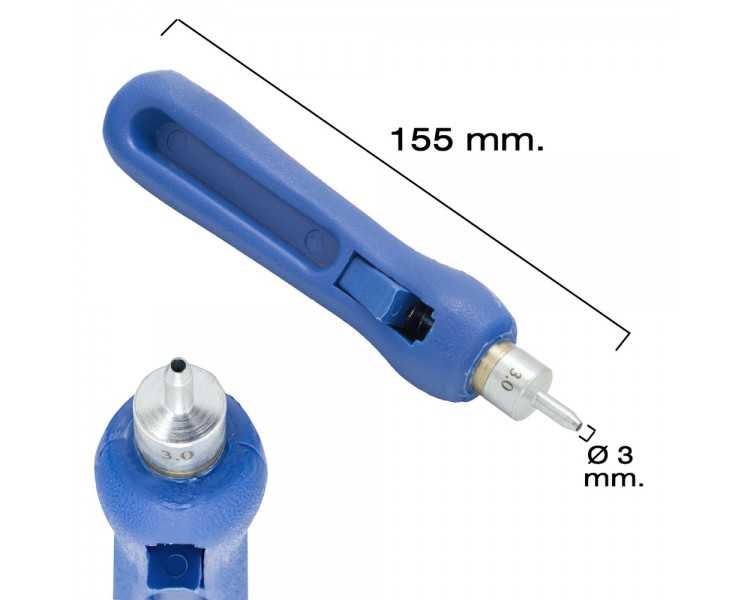 Punzon Para Tubos de Riego / Goteros / Goteos Ø 3 mm.
