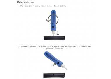 Punzon Para Tubos de Riego / Goteros / Goteos Ø 3 mm.
