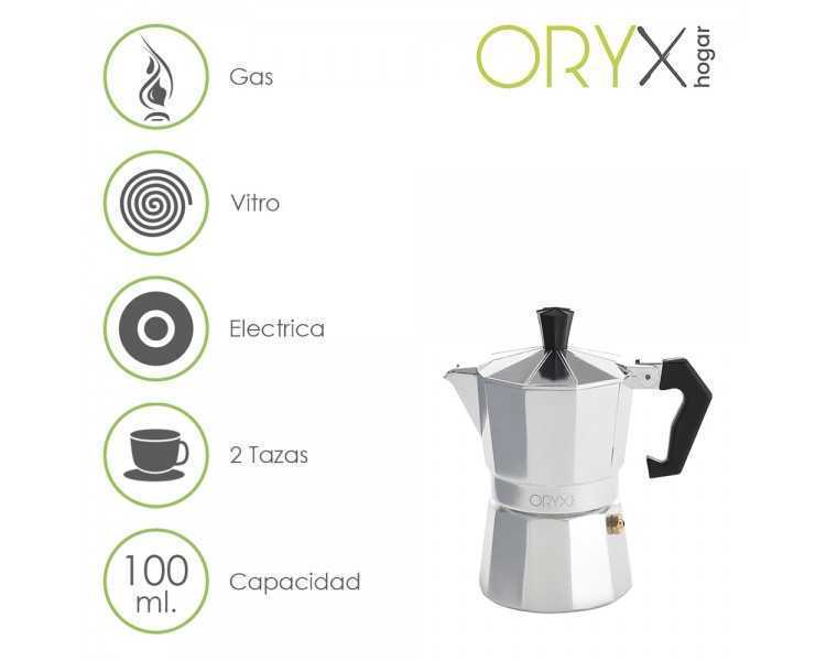 Cafetera Aluminio 2 Tazas (100 ml.) Classic