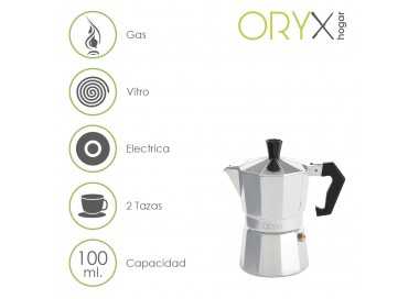 Cafetera Aluminio 2 Tazas (100 ml.) Classic