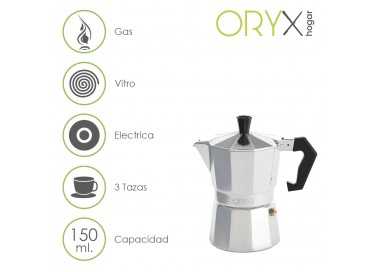 Cafetera Aluminio 3 Tazas (150 ml.) Classic