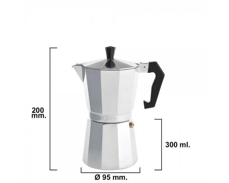 Cafetera Aluminio 6 Tazas (300 ml.) Classic